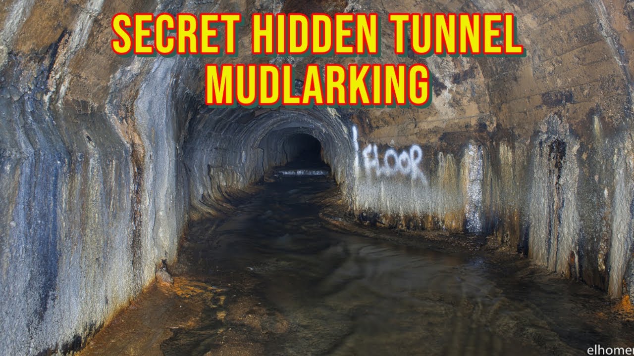 Mudlarking Scotland at a secret hidden underground tunnel at the old glasgow ship yards