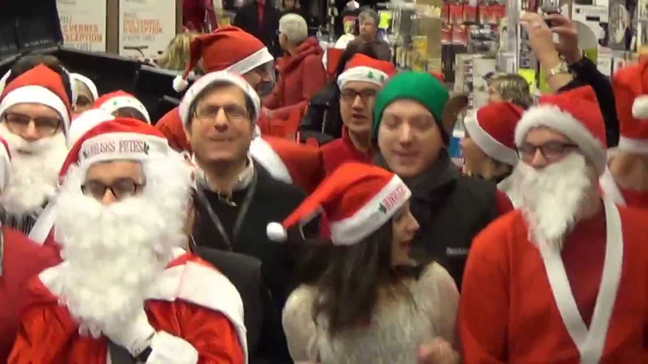 Auchan Arras chante et danse les sardines