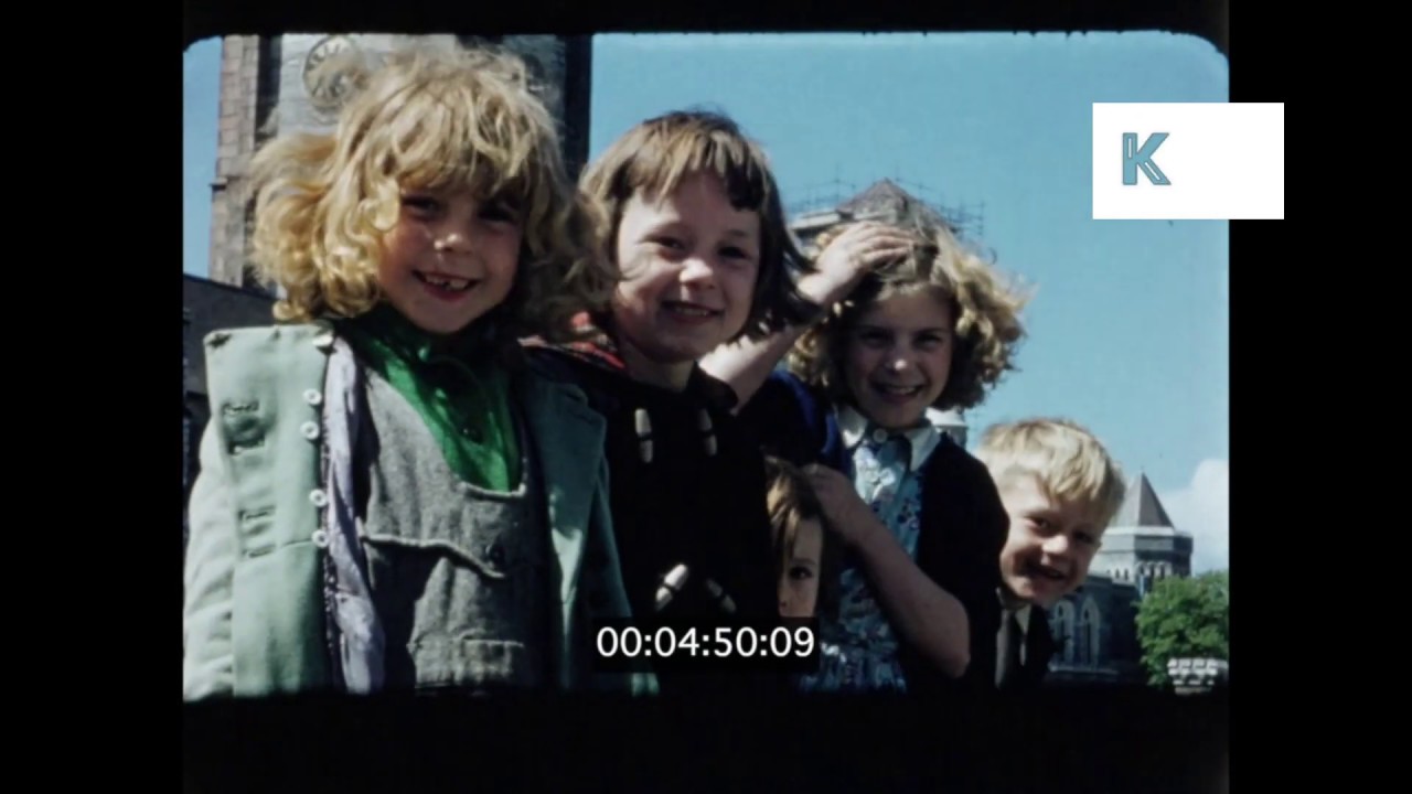 1950s Plymouth, UK, Home Movies, 16mm