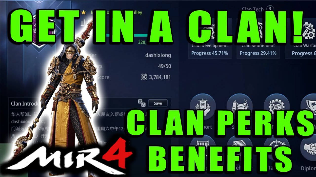 MIR4 - WHY YOU NEED TO BE IN A GOOD CLAN! Clan PERKS and BENEFITS!  What Happens When You Own Valley