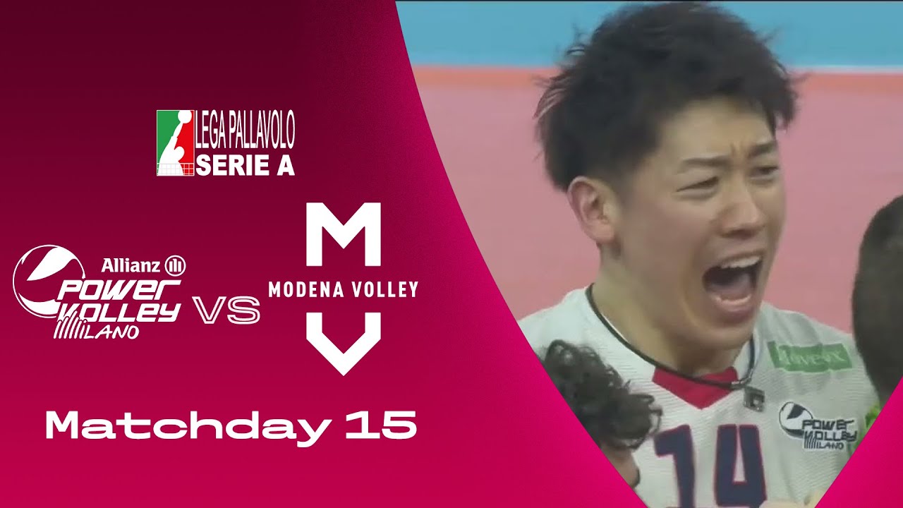 Milano vs Modena | Highlights | SuperLega | Matchday 15
