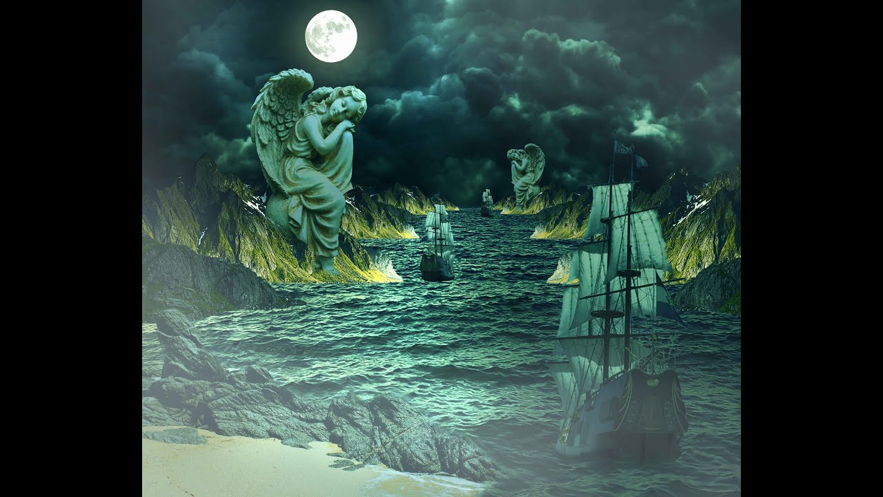 Matte Painting - Voyage to mysterious Land in Photoshop