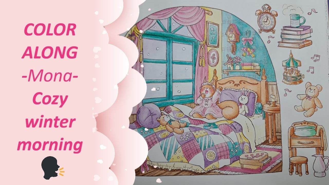 COLOR ALONG - Mona - Cozy winter morning PART1/1