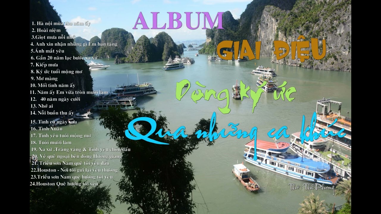 ALBUM - GIAI ĐIỆU DÒNG KÝ ỨC QUA NHỮNG CA KHÚC 1  ( HÀ NỘI MÙA THU NĂM ẤY  )