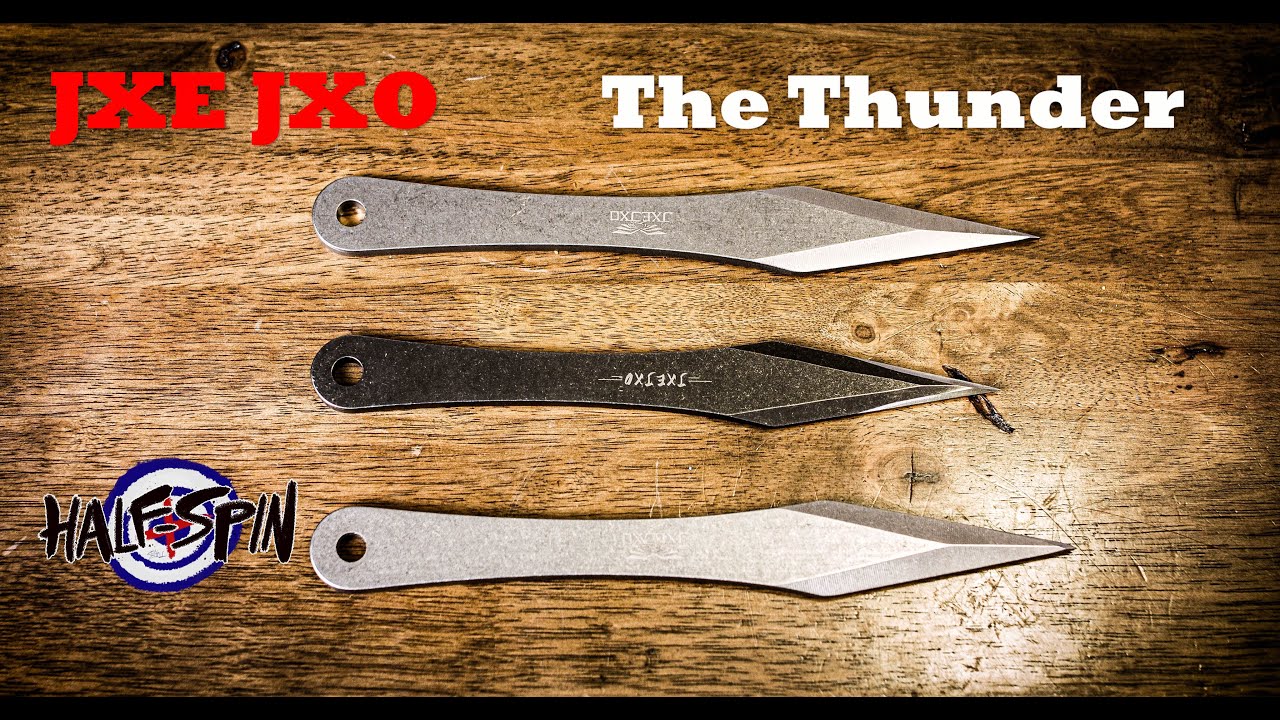JXE JXO Thunder Throwing Knives. Bigger, Better, Stronger!