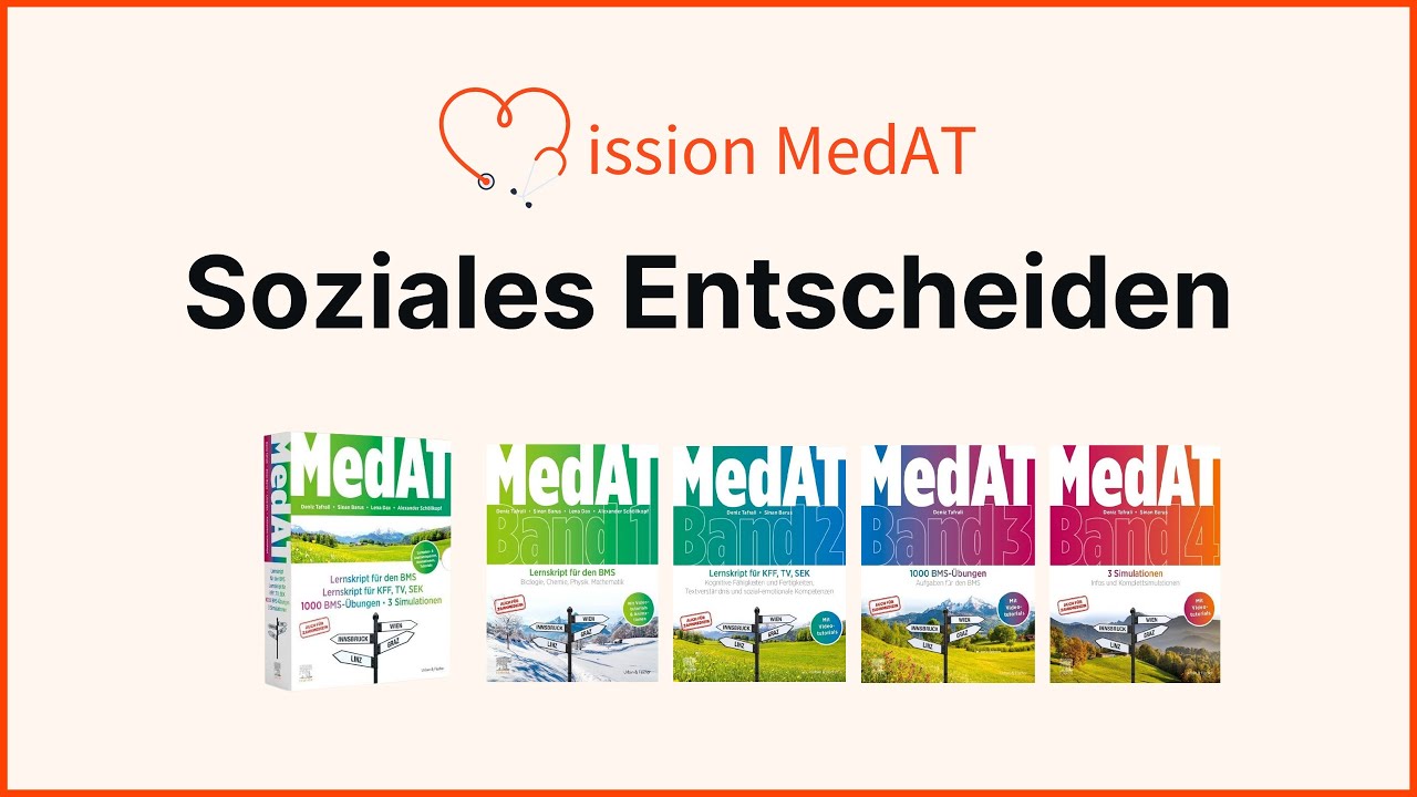MedAT 2026 👯‍♂️ Lehrvideo zum Untertest Soziales Entscheiden des Testteils SEK 👯‍♂️