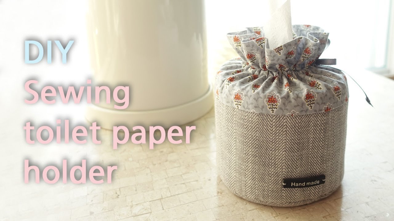 📍Free Pattern📍DIY 롤티슈커버 간단하게 만들어서 집안 분위기를 바꿔봐요 / Tissue/Toilet paper roll holder /sewing /quilt/홈패션