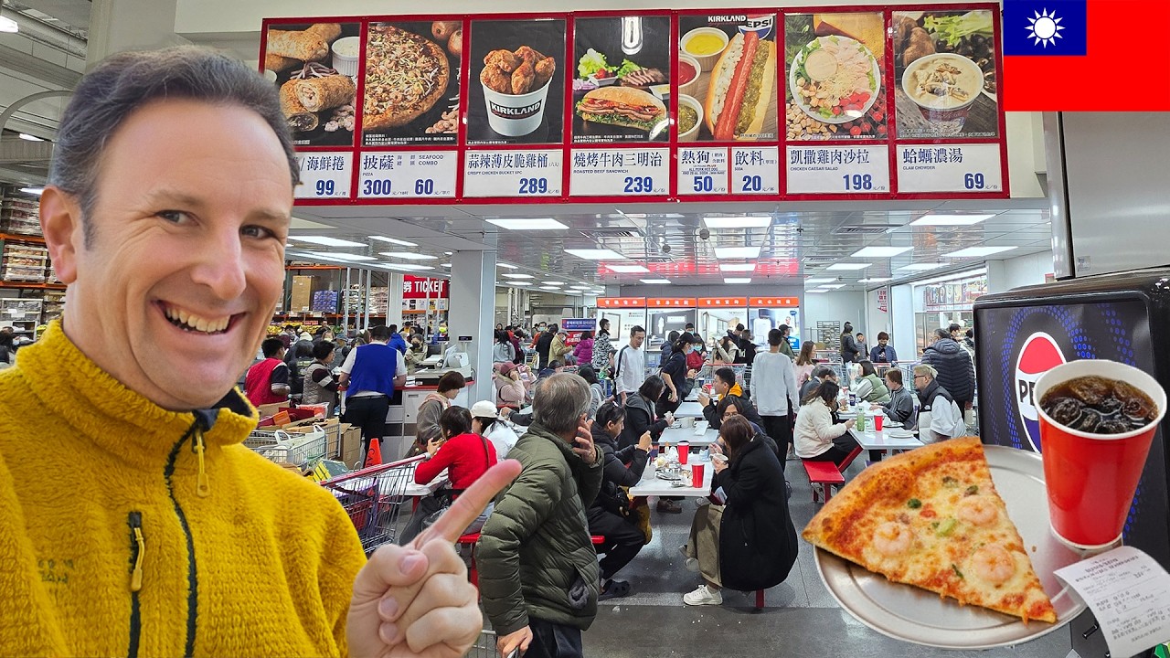 Inside Taiwan's MASSIVE 2-Story Costco!
