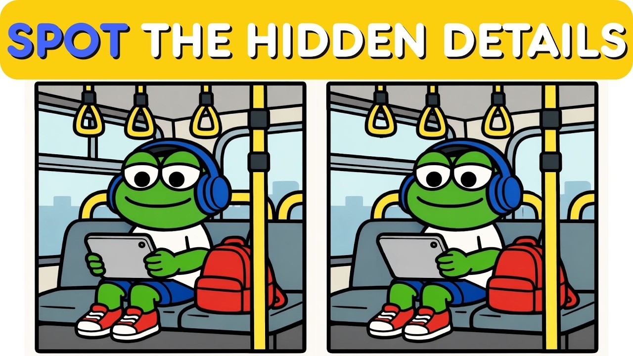 Spot the Differences #157 ONLY 1% Get All 5 Differences – Frog Puzzle Challenge