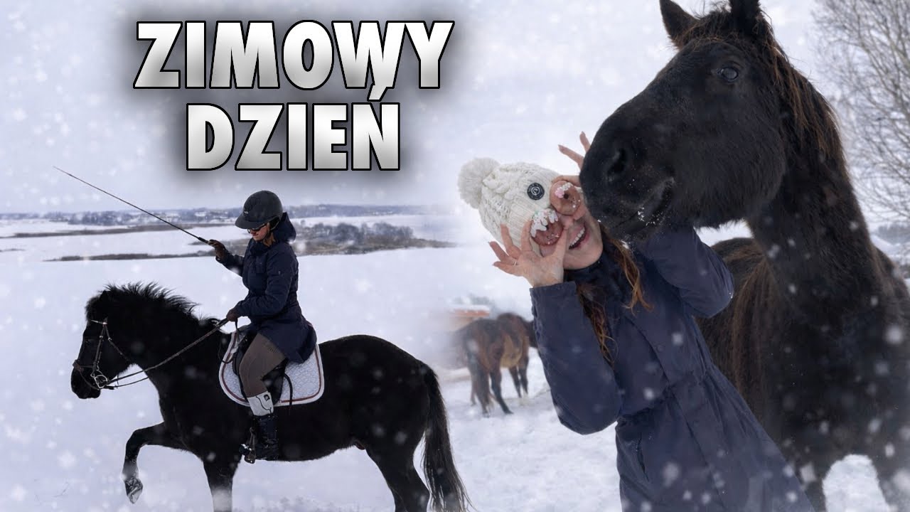 ZIMOWY DZIEŃ W NASZEJ STAJNI! | VLOG #422