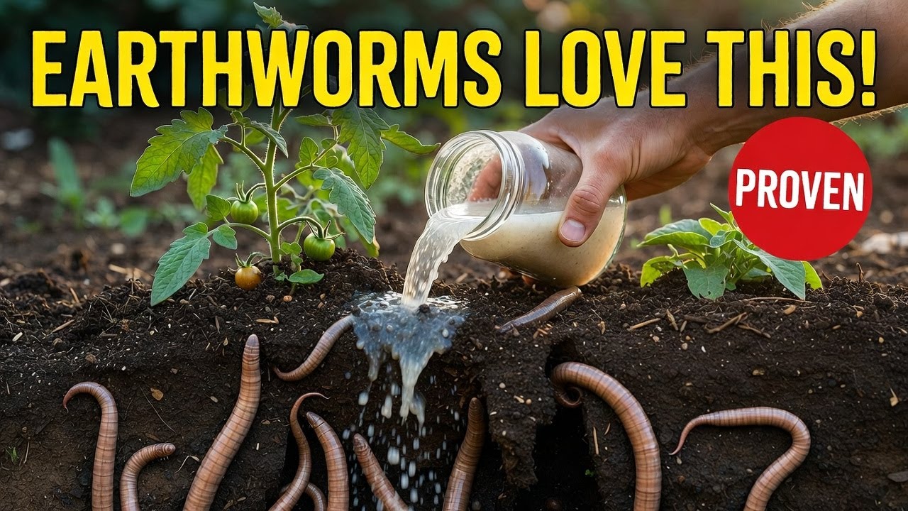 The Liquid Gold That Attracts Only the Best Garden Worms!