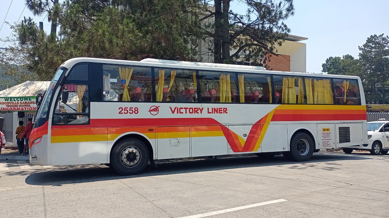 Onboard Victory Liner 2558 Sison to Baguio City (Daewoo Bus BH117H)
