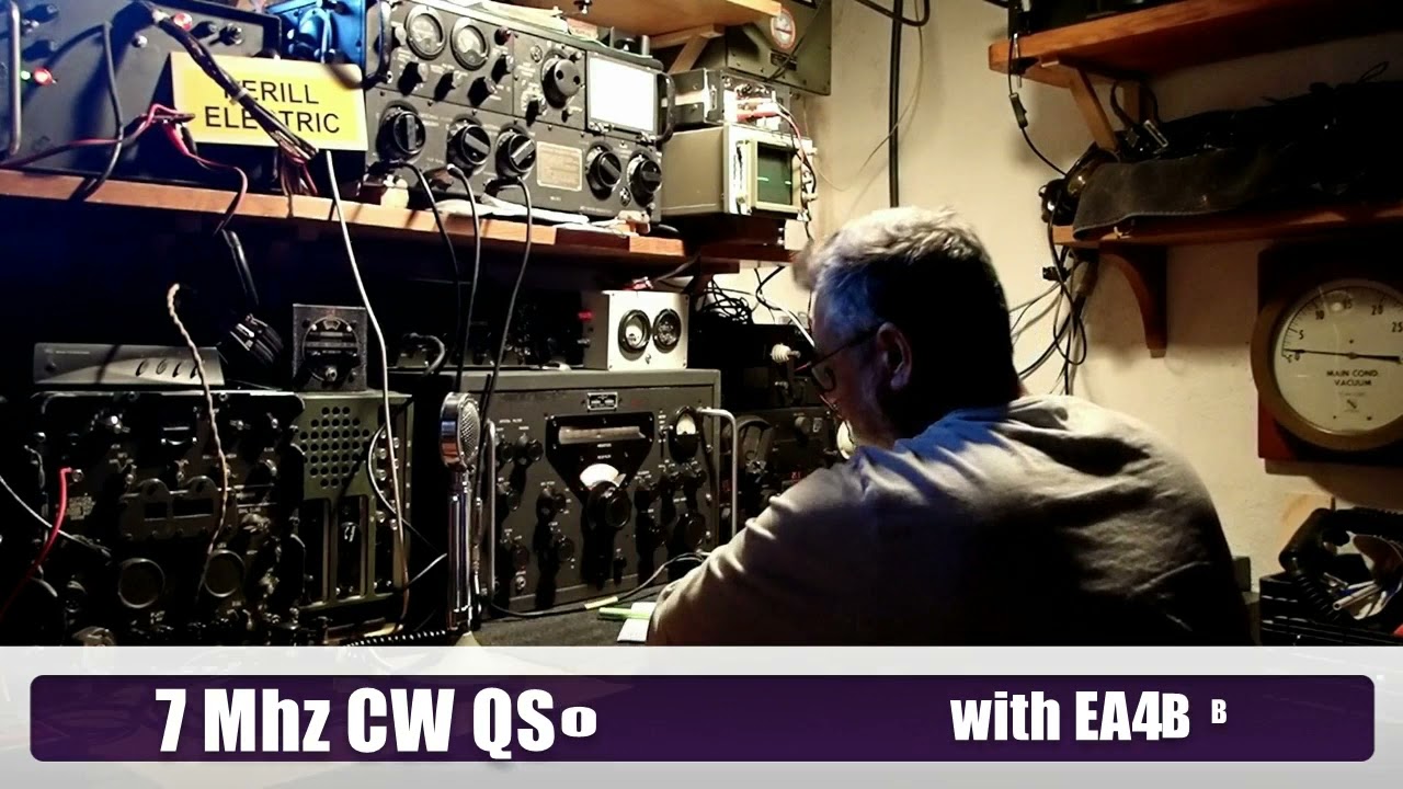 7 Mhz CW QSO COLLINS ART-13