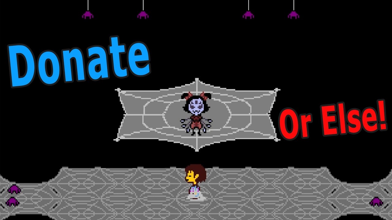 Donating To Spider Charity - [Undertale Gameplay]