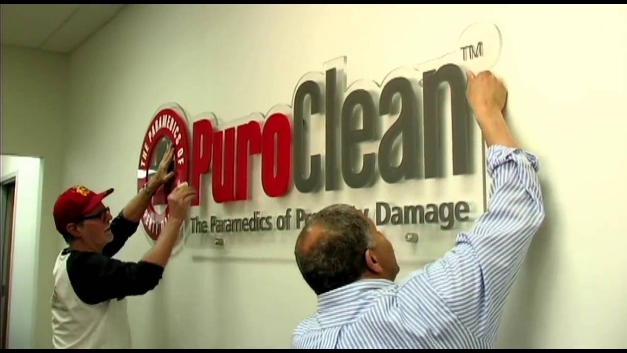 Indoor Signage Installation