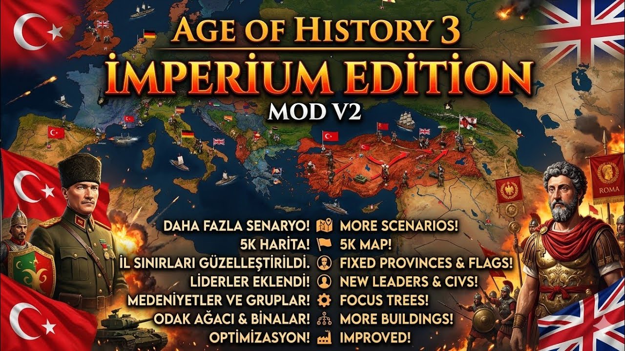 Age Of History 3 Mobil Mod | IMPERİUM EDİTİON 3 V2