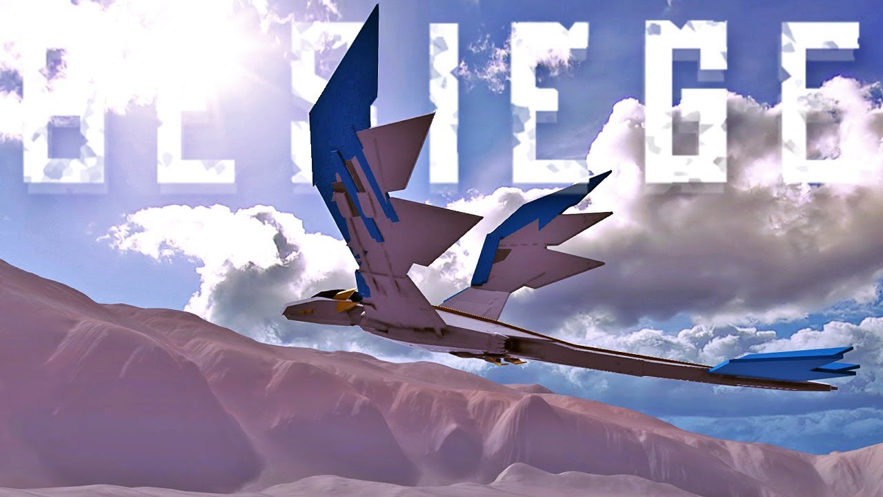Flying A Jet-powered Fire-breathing Dragon - The Most Complex Besiege Creations - Besiege Gameplay