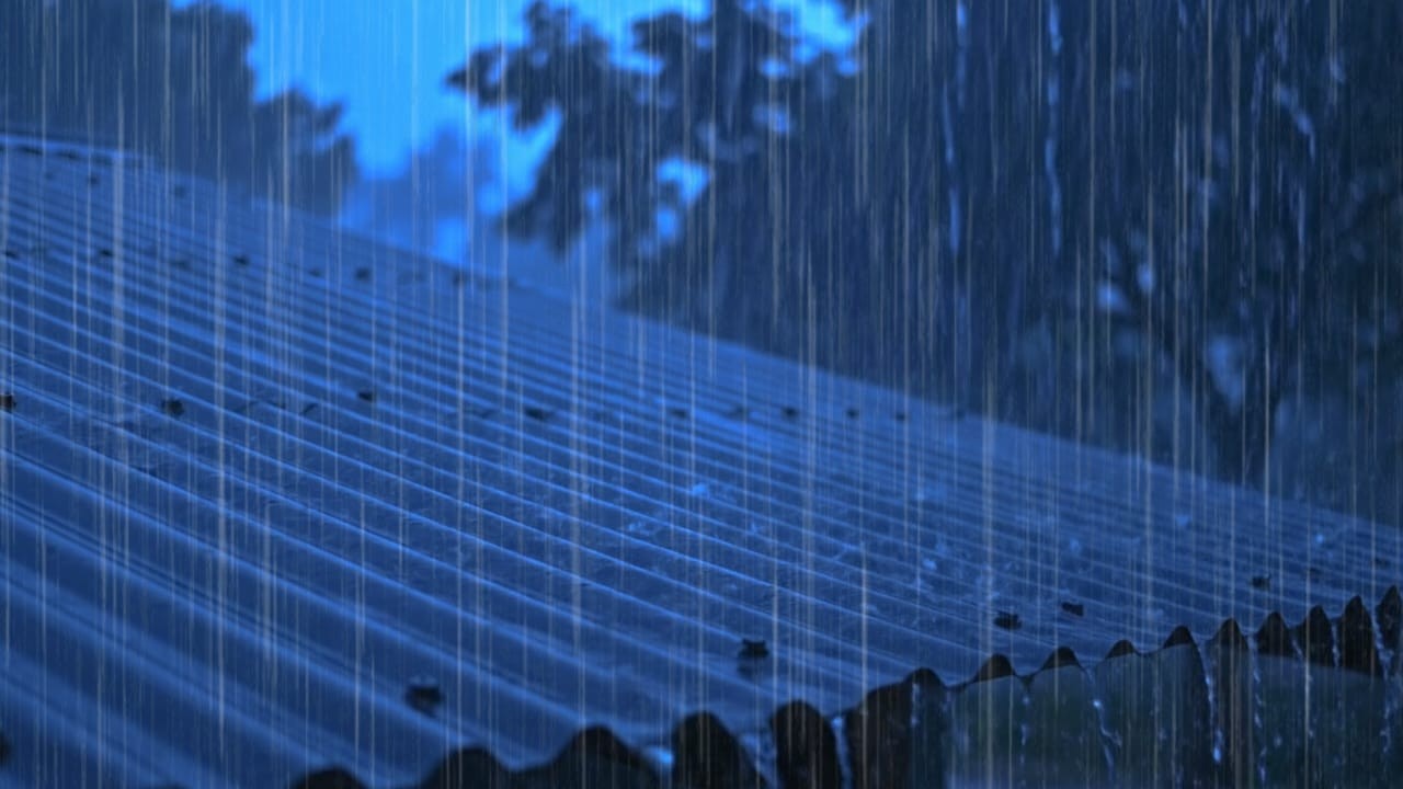 🔴 RAIN ON ROOF AT NIGHT 🌧️ Relaxing Rain Sounds for Deep Sleep