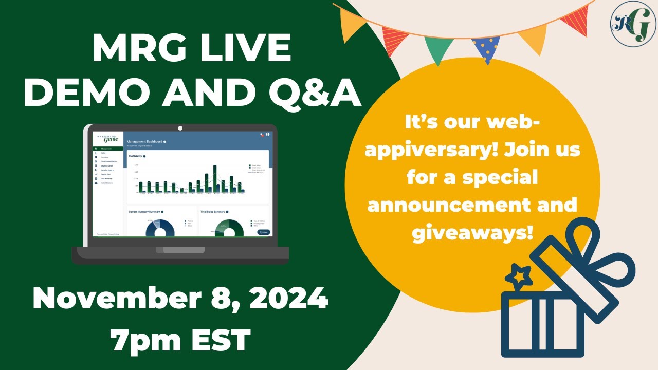 Anniversary Celebration - My Reseller Genie LIVE Demo and Q&A