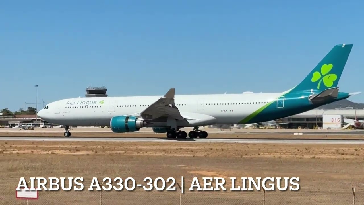 Airbus A330 Landing in Faro Airport FAO | Aer Lingus