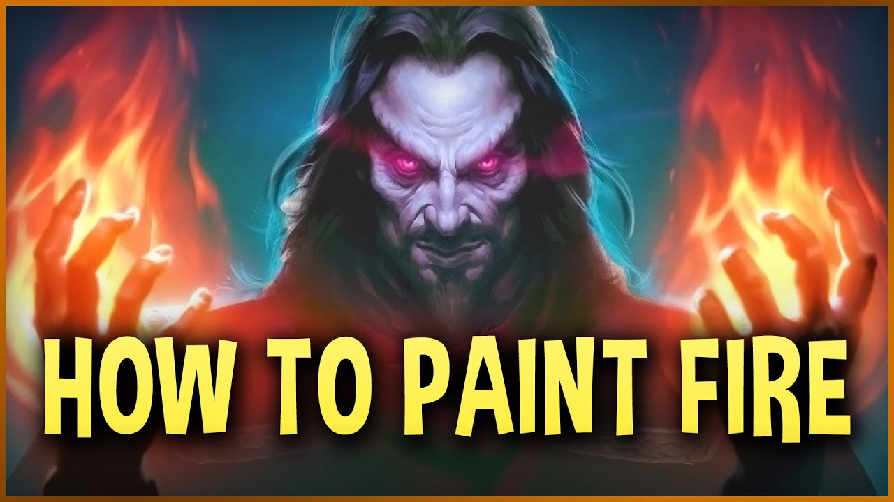 Советы по рисованию огня в Photoshop / Простая техника
