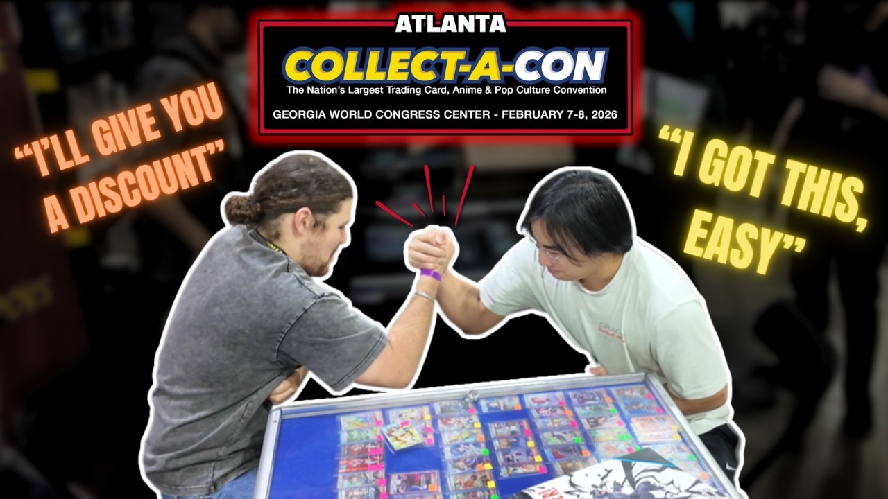 WRESTLING FOR POKEMON CARDS AT COLLECT-A-CON | Pok&eacute;mon Vendor POV @ CAC ATLANTA 2/7/26