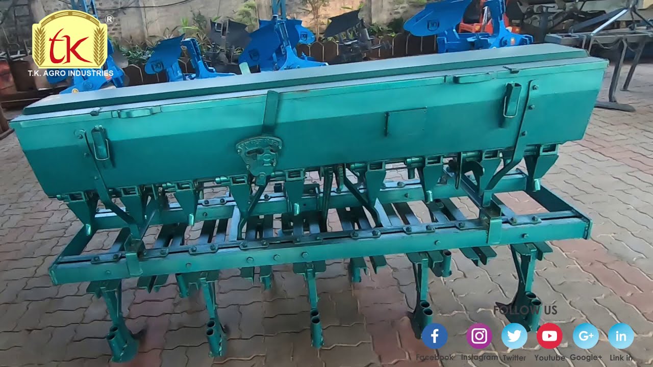 Wheat - Soyabean Seed cum Fertilizer Drill \\ गेहू सोयाबीन सीड ड्रिल विथ फ़र्टिलाइज़र 📞7272010153