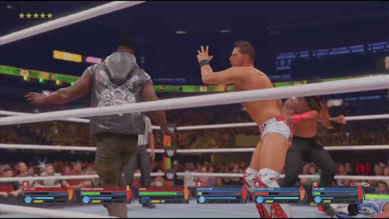 Least these matches weren't scripted 😂😂 [ wwe 2K24 ]