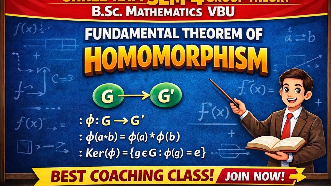 FUNDAMENTAL THEOREM ON HOMOMORPHISM OF GROUPS. #exampreparation #viral #study #shreeram #motivation 