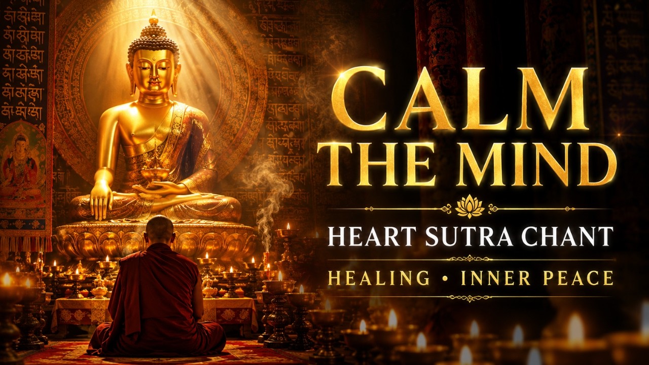 Calm the Mind &bull; Heart Sutra Chant for Healing, Inner Peace & Positive Energy