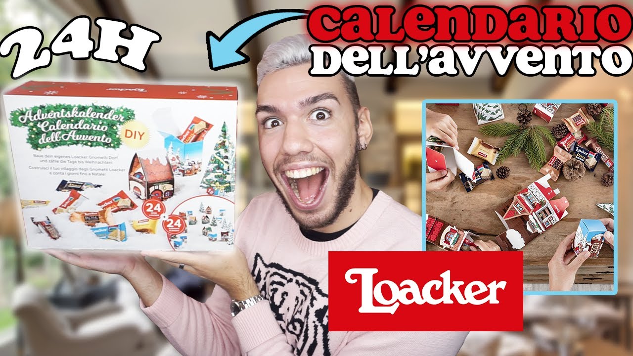 MANGIO SOLO IL CALENDARIO DELL'AVVENTO DIY DI LOACKER PER 24 ORE!!!