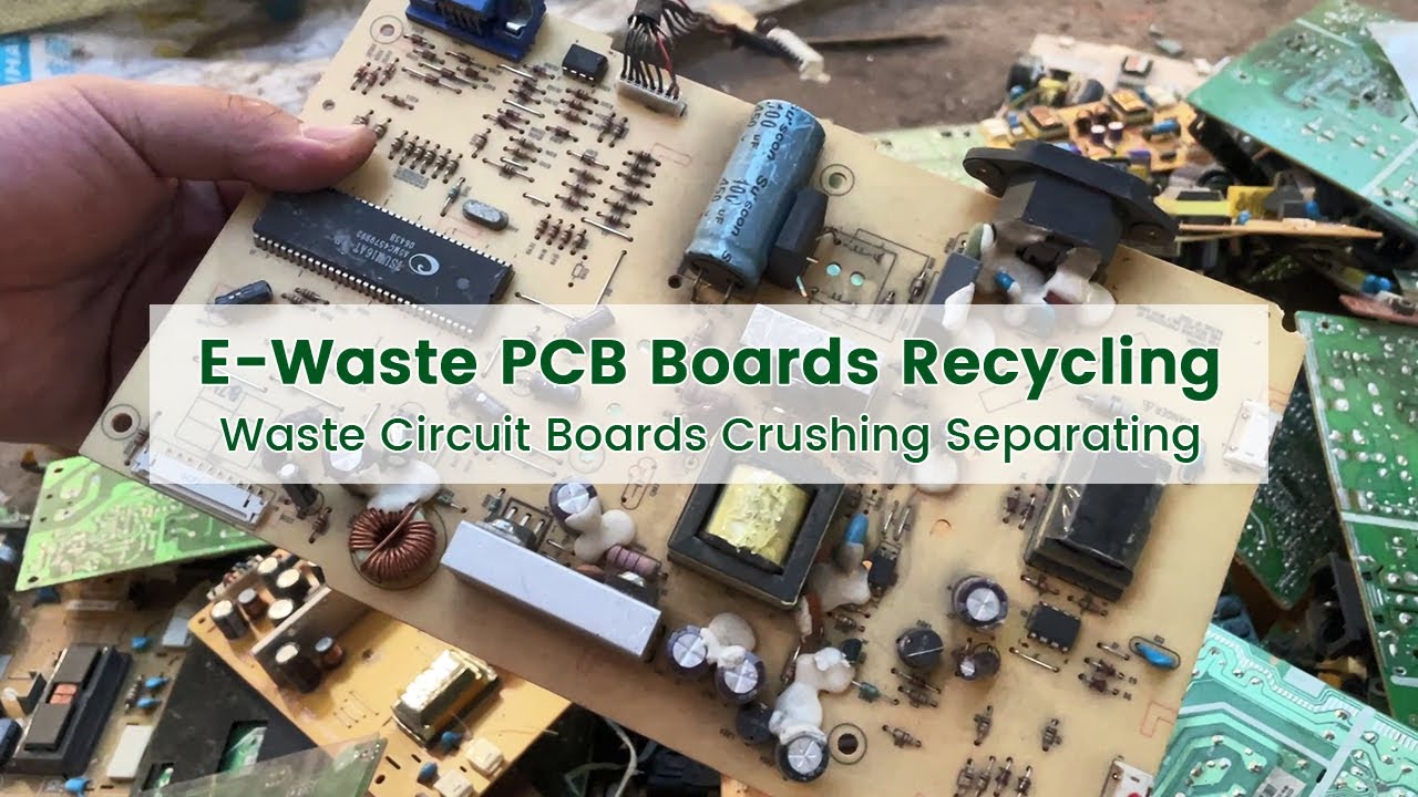 Waste Circuit Boards Crushing Separating Line | PCB Recycling Machine