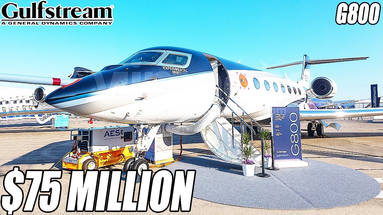 Внутри Gulfstream G800 стоимостью 75 миллионов долларов
