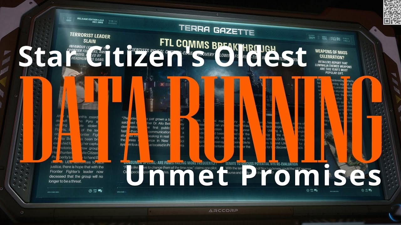 Старейшее невыполненное обещание Star Citizen: обработка данных.