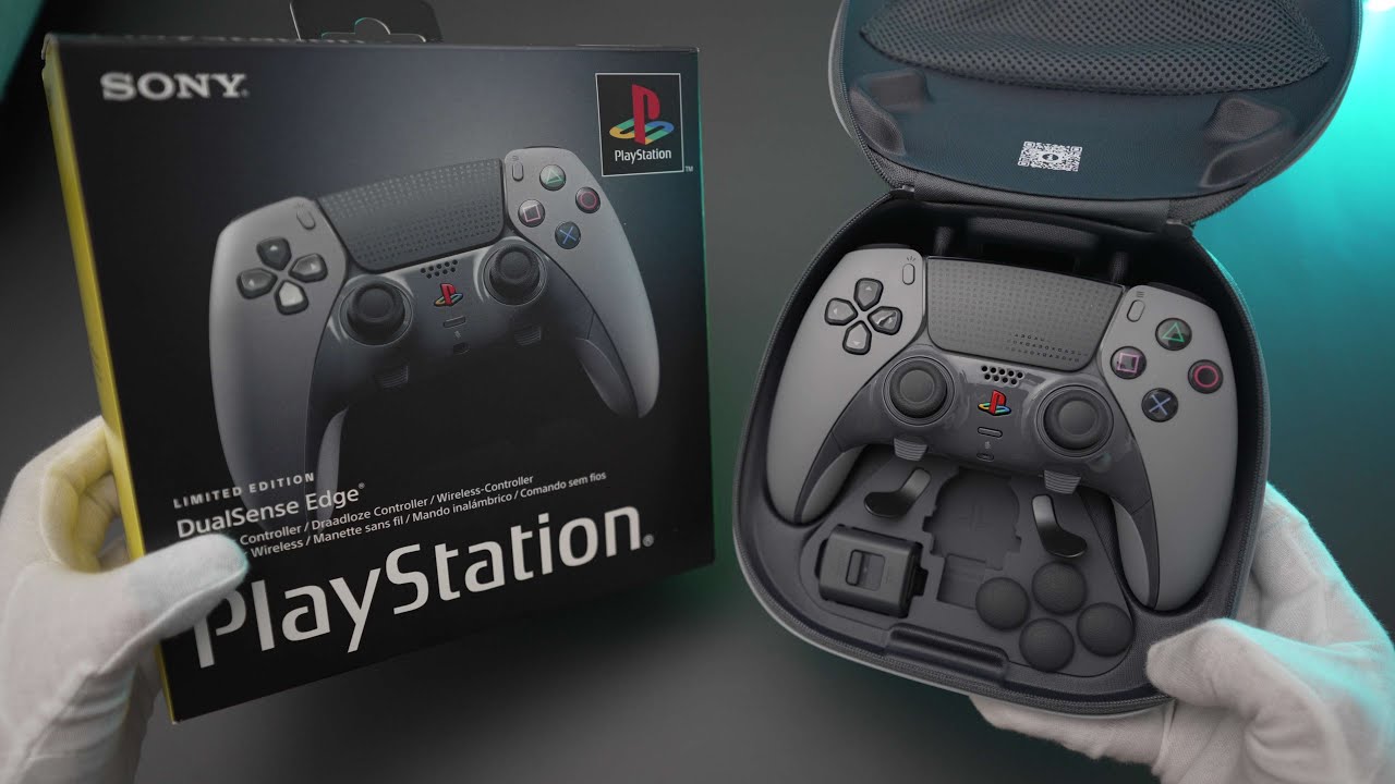 PS5 DualSense Edge 30th Anniversary Edition Unboxing ASMR