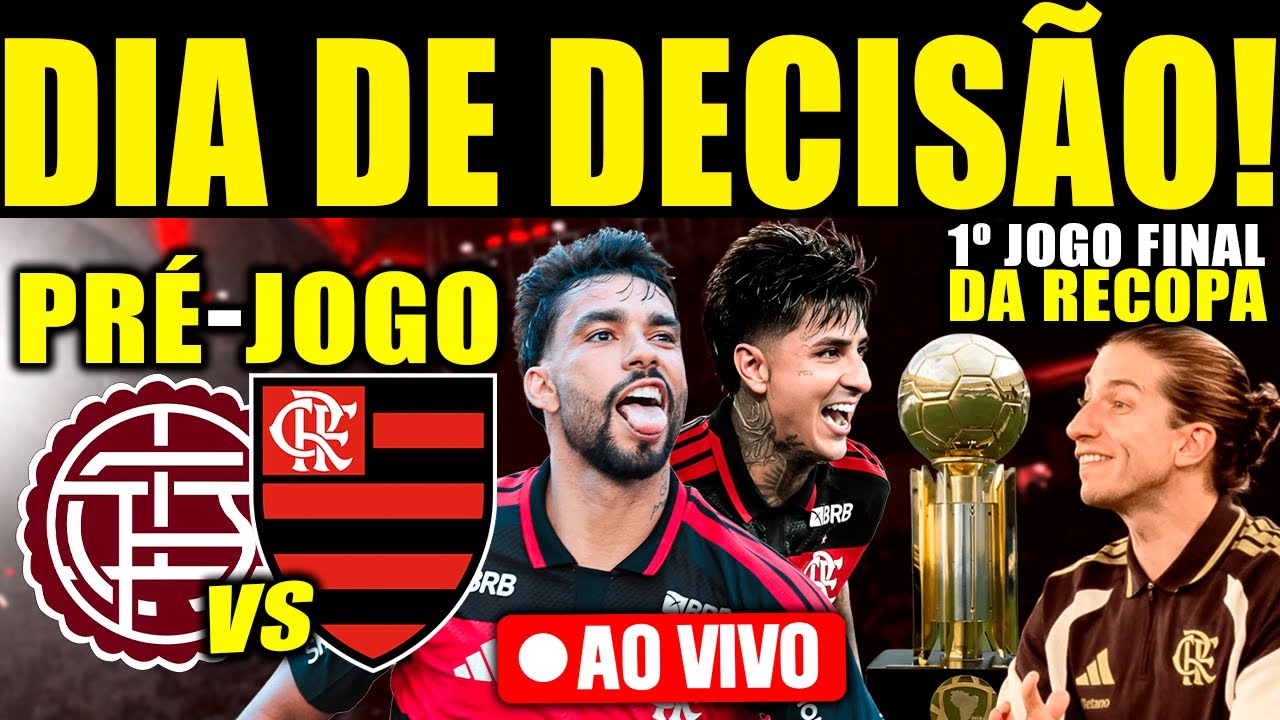DIA DE DECISÃO! PRÉ-JOGO LANÚS X FLAMENGO AO VIVO DIRETO DE BUENOS AIRES! 1º JOGO DA FINAL DA RECOPA