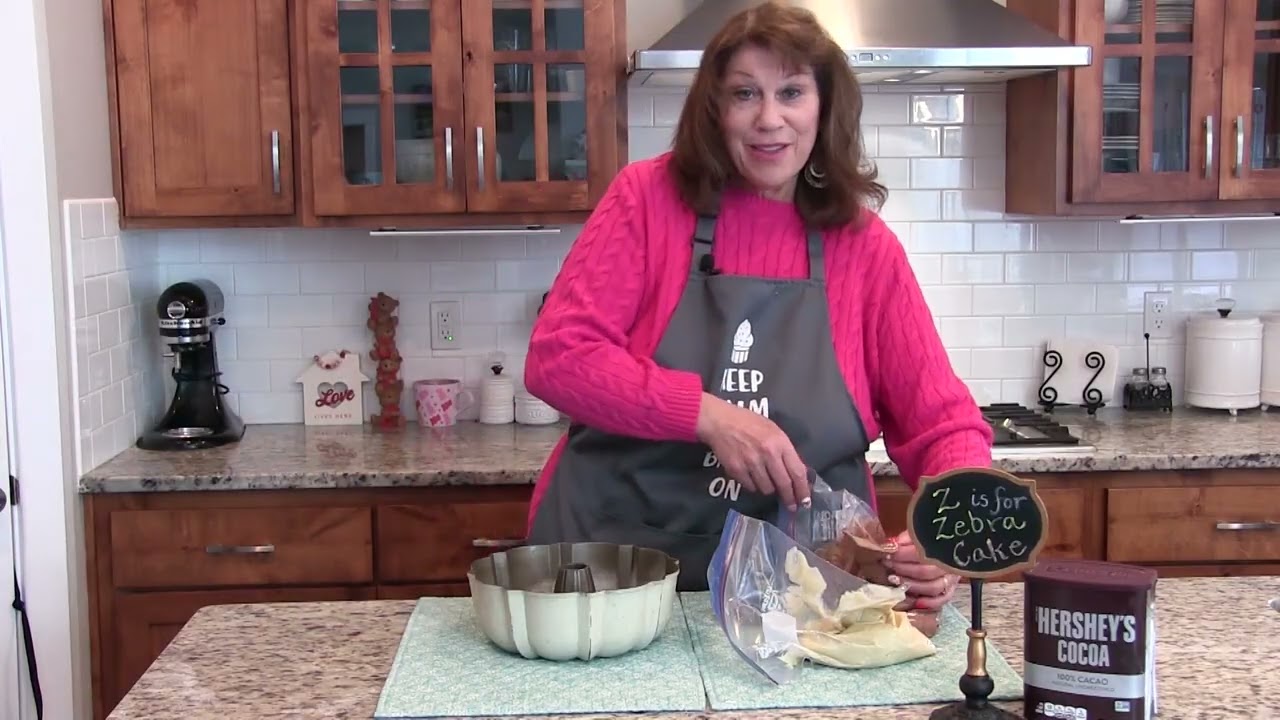 Z is for Zebra Bundt Cake