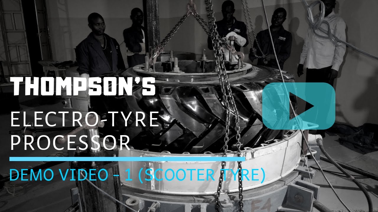 Tyre Retreading (Electric) - THOMPSON'S ELECTRO-TYRE PROCESSOR - Demo 1 - SCOOTER TYRE (90/100-10)