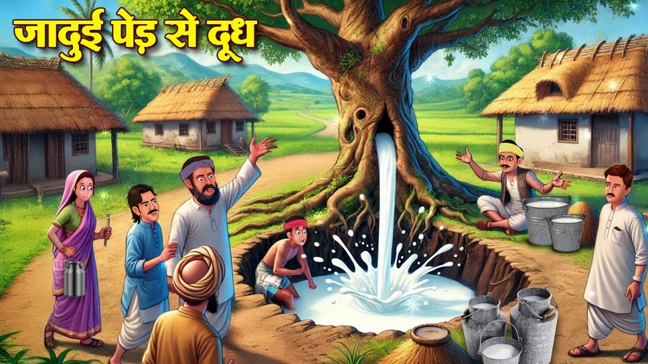 जादुई पेड़ से दूध  | Hindi Kahaniya | Latest Hindi Kahani | Hindi Kahani 2025 | Story In Hindi