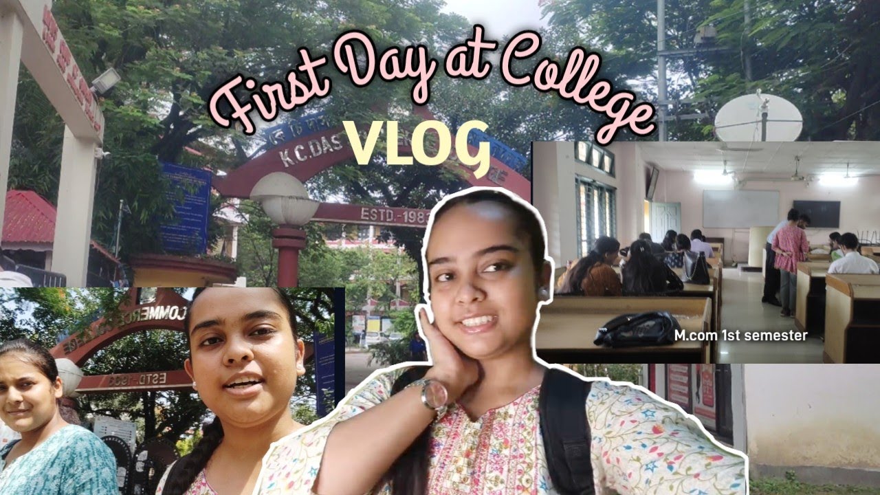 My First Day at K.C.Das commerce College 🧿😊✌️ Vlog2024  @SabiaLaskar