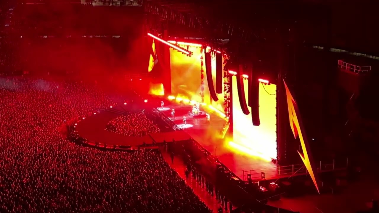 Metallica Perth 1st November 2025 m72 tour first 40mins.