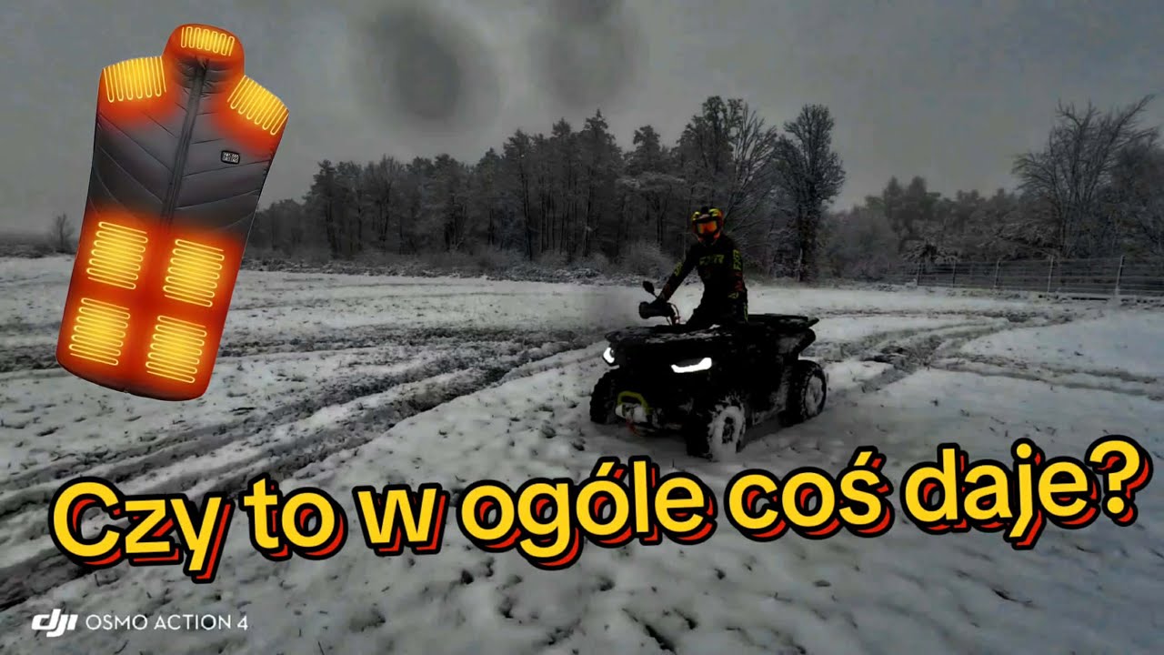 Test grzanej kamizelki z TEMU! Czy to w ogóle ma sens? QuadoVlog#10