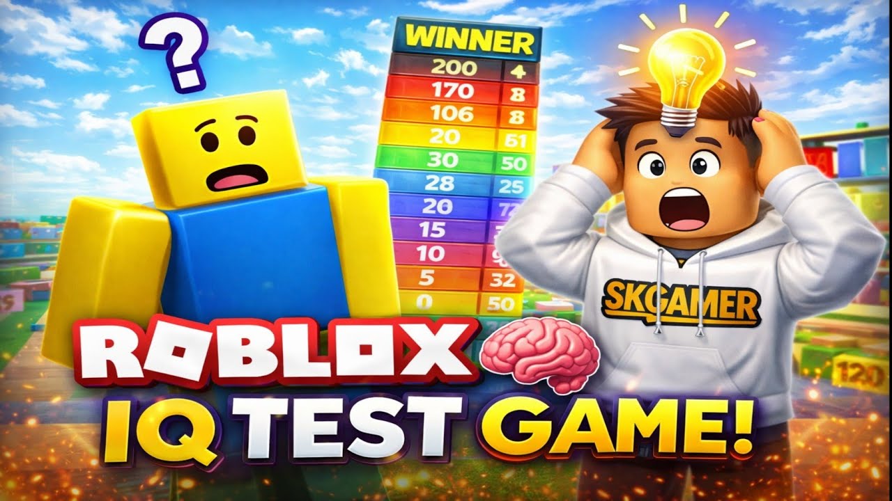 This ROBLOX IQ TEST Game Is REALLY HARD 🧠🔥 | S_K_GAMER 