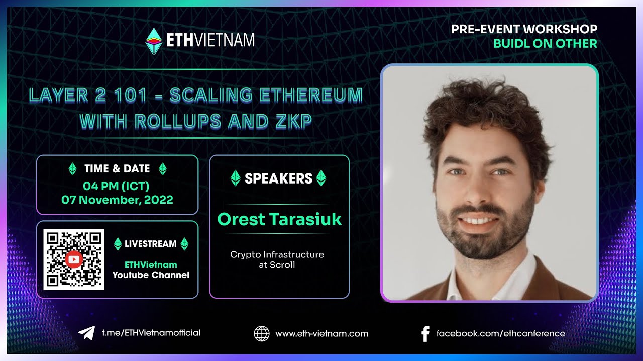 [Online Workshop-Course #3] LAYER 2 101 - SCALING ETHEREUM WITH ROLLUPS AND ZERO-KNOWLEDGE PROOFS