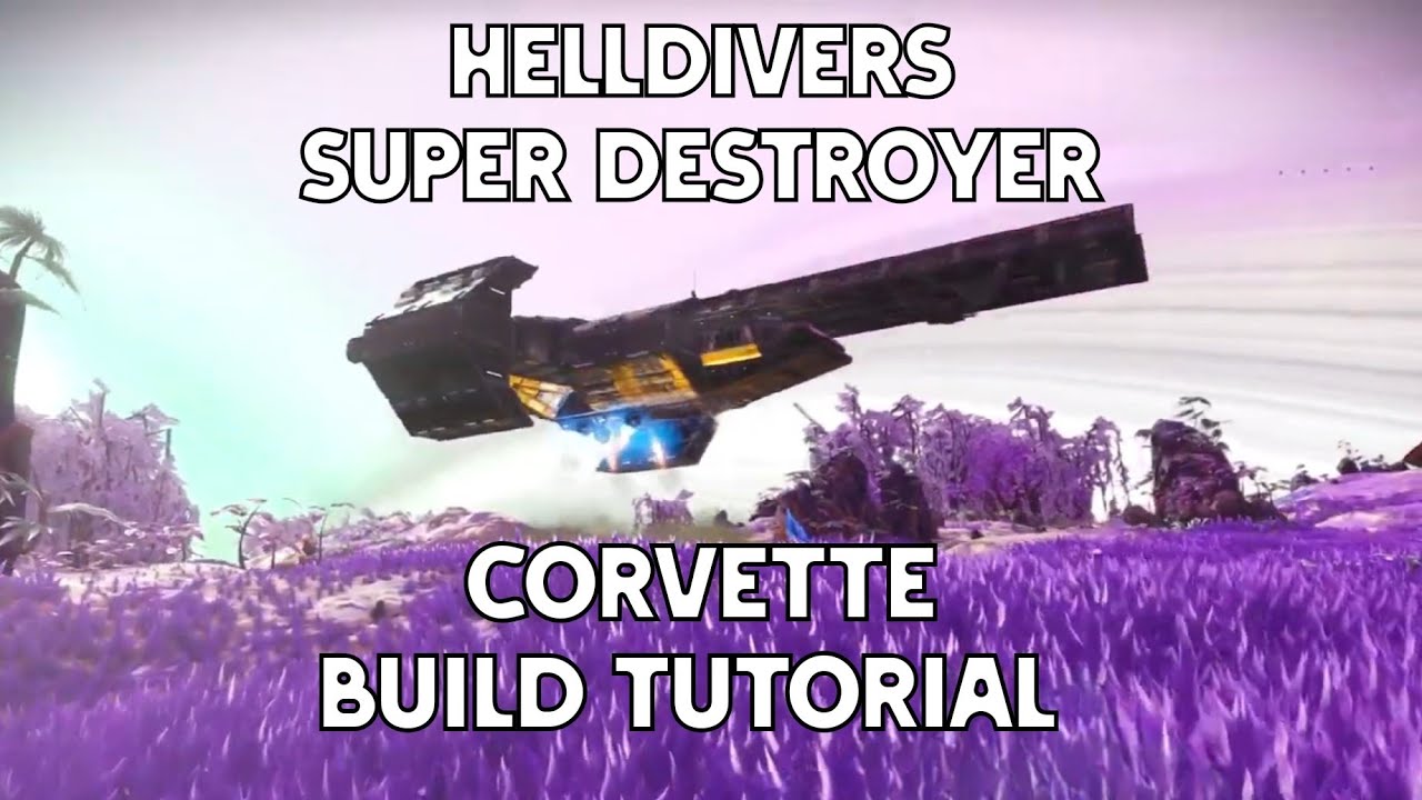 Обновление No Mans Sky Voyagers: руководство по сборке суперразрушителя Helldivers!