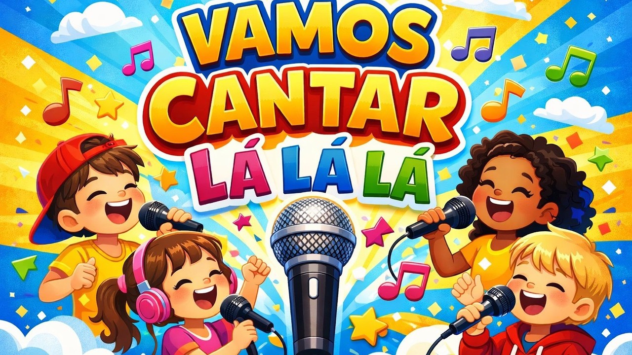 Vamos cantar lá lá lá | música infantil