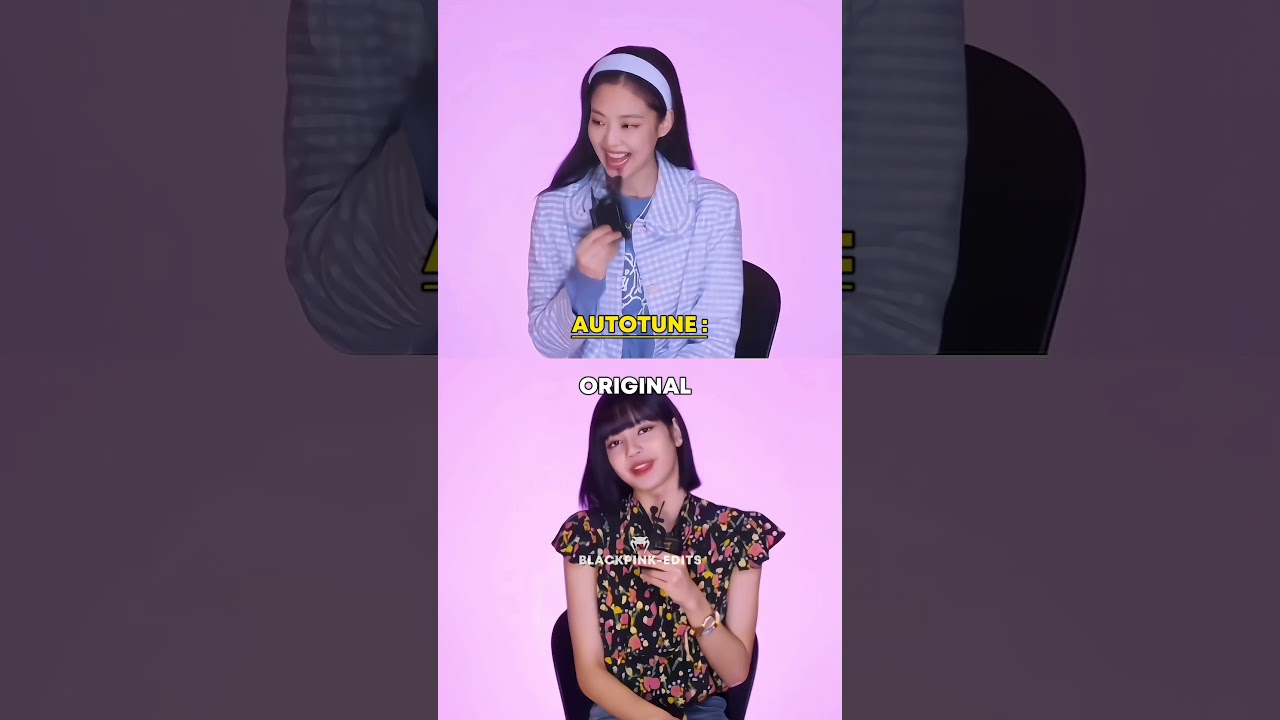 Blackpink saying BLACKPINK IN YOUR AREA [ Autotune vs Original ] #blackpink
