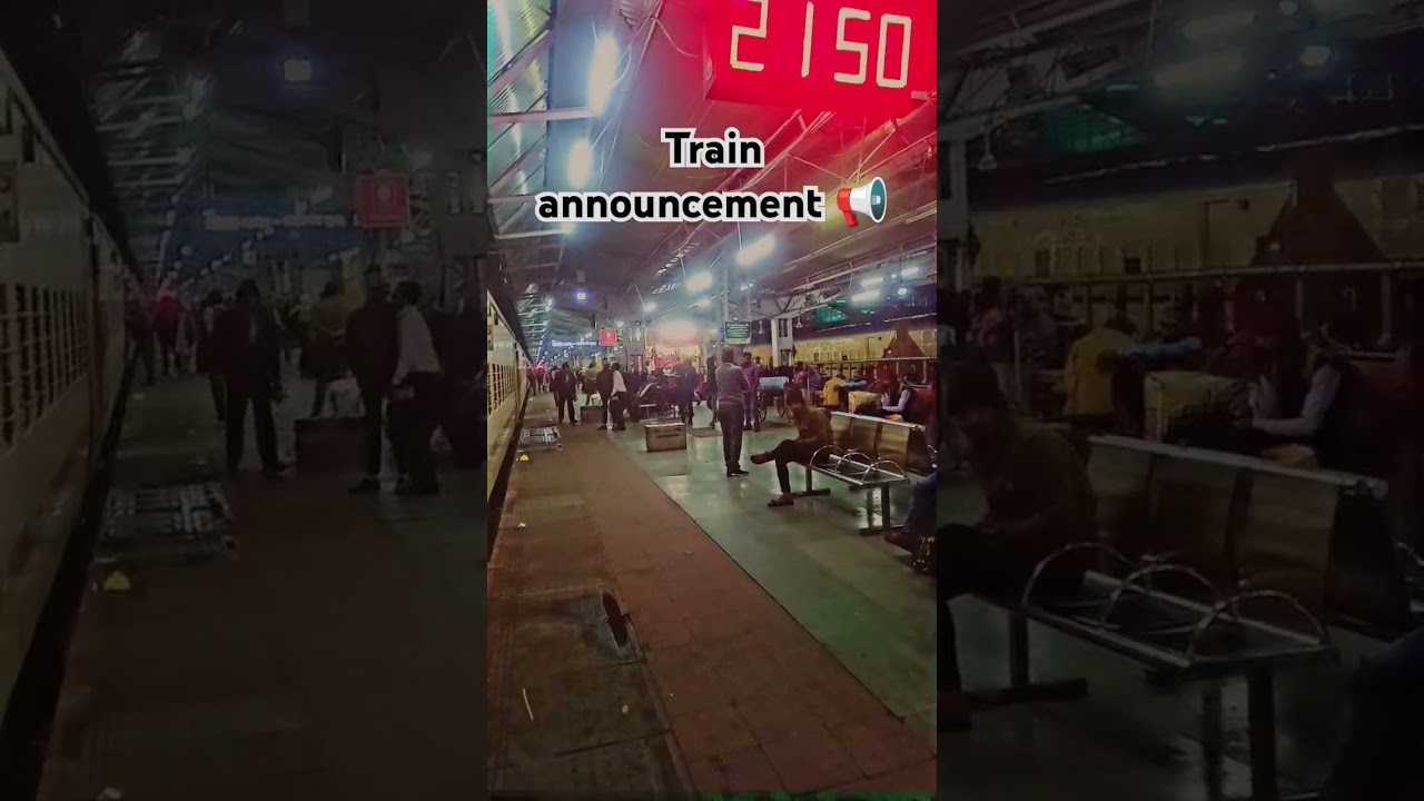 WINTER'S SESSION 🥶 TRAIN ANNOUNCEMENT 📢 JABALPUR JN📍#railwaystation #announcement #indianrailways