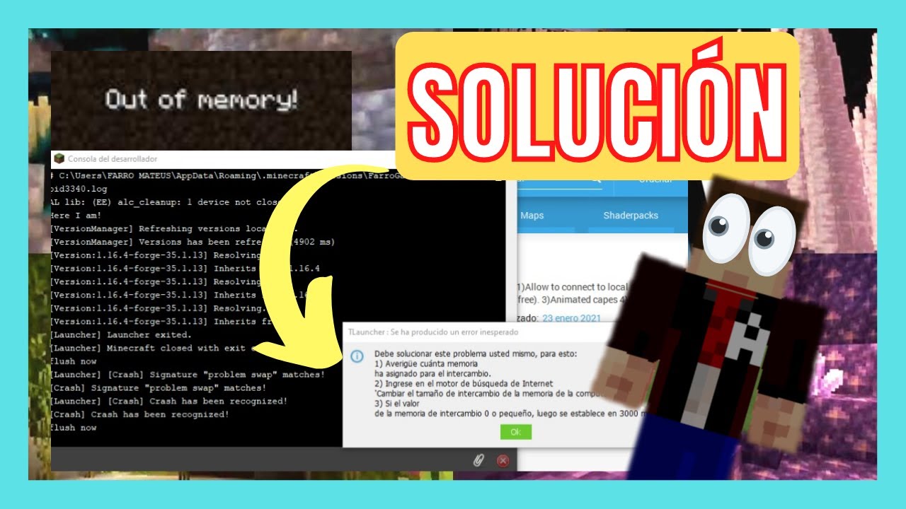 ✅ SOLUCI&Oacute;N: No puedo ABRIR MINECRAFT 1.17 - 4GB RAM sin Tarjeta Gr&aacute;fica [ TLauncher u otro ]