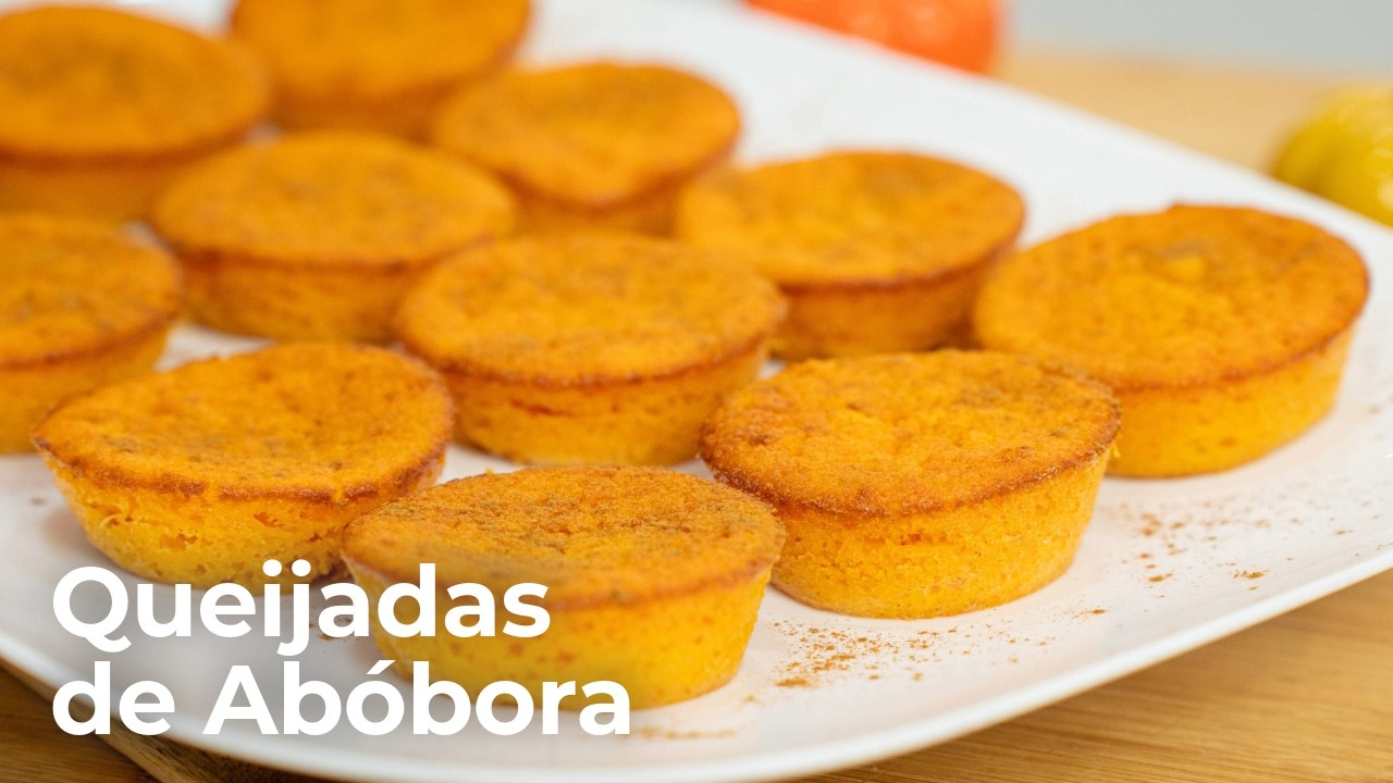 Só 4 Ingredientes e Um Resultado Incrível: As Queijadas de Abóbora Mais Fofas